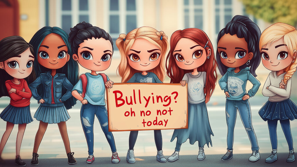 Bullying - Oh No Not Today is a music video where people figh bullying