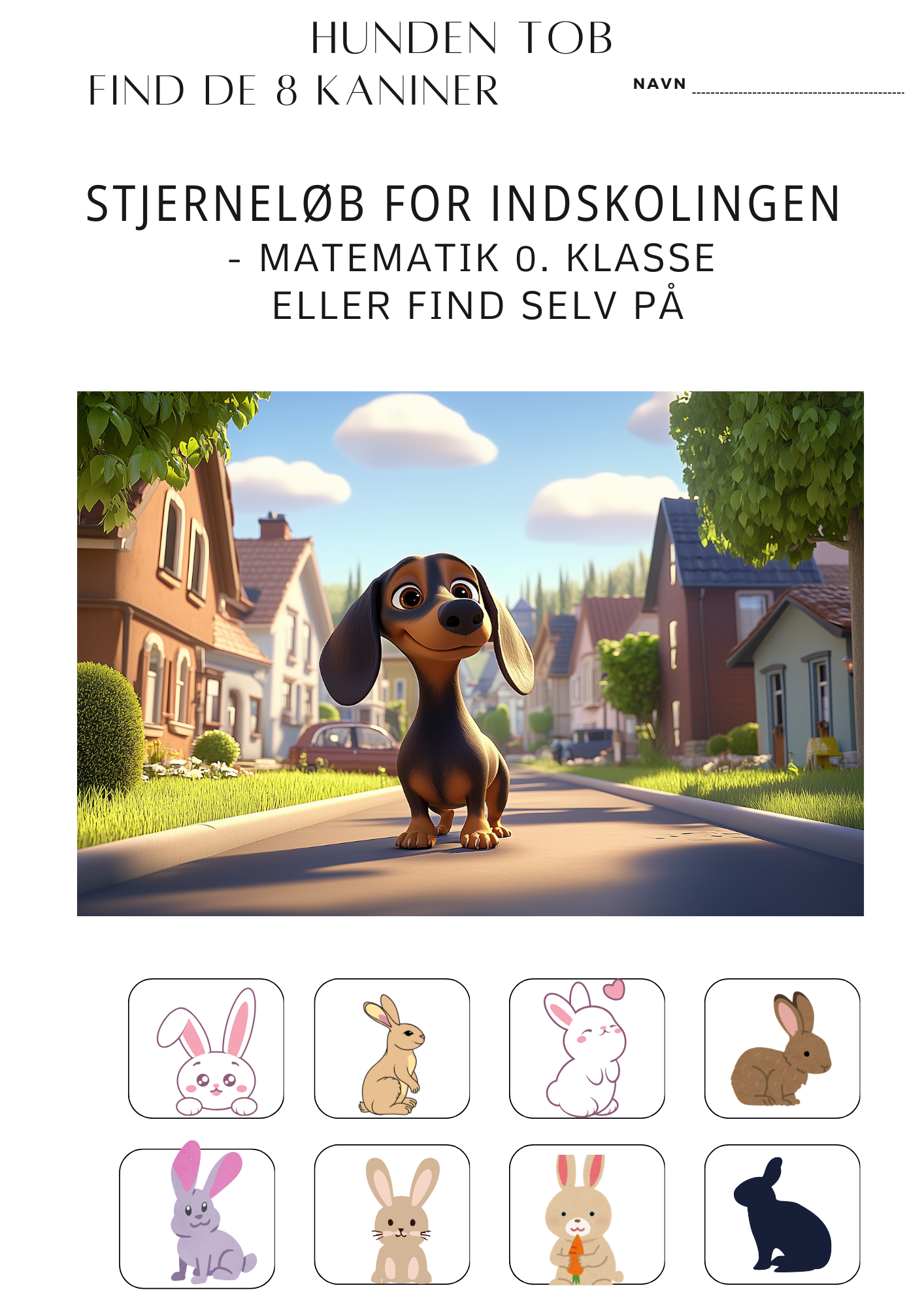 Stjerneløb i matematik 0.klasse