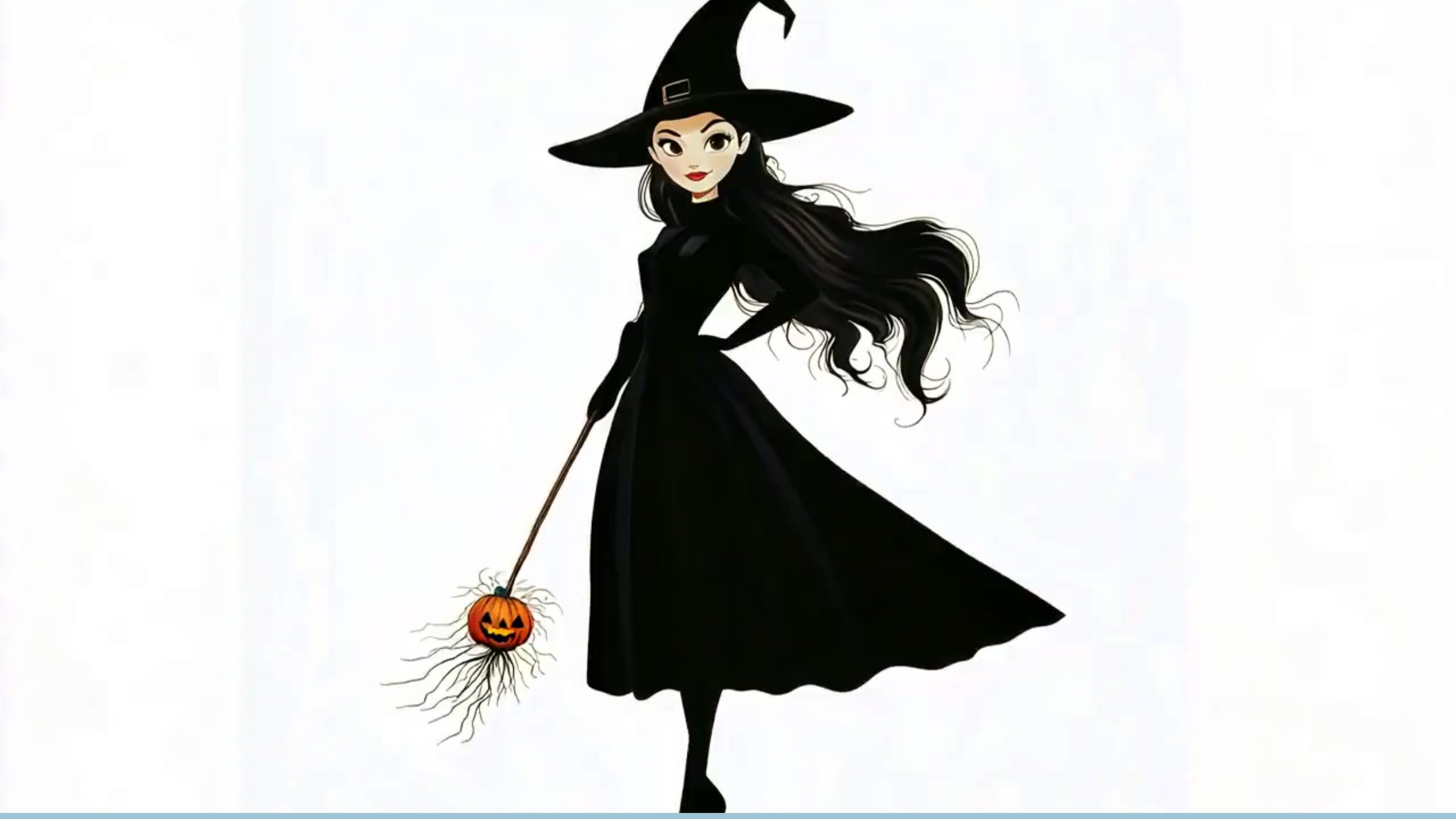 Halloween Party in the Haunted House Image of a witch