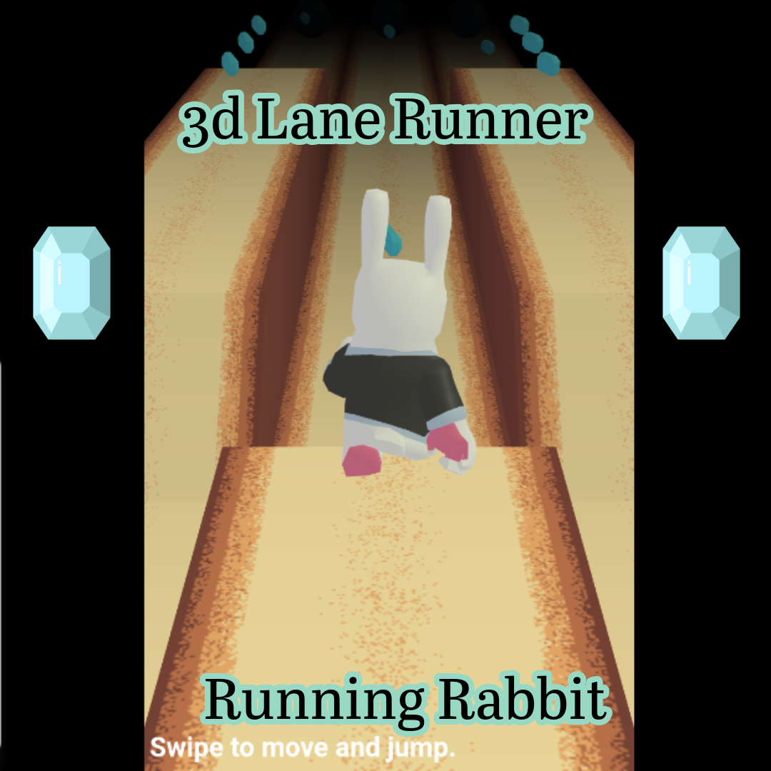 Running Rabbit -3d Lane Runner
