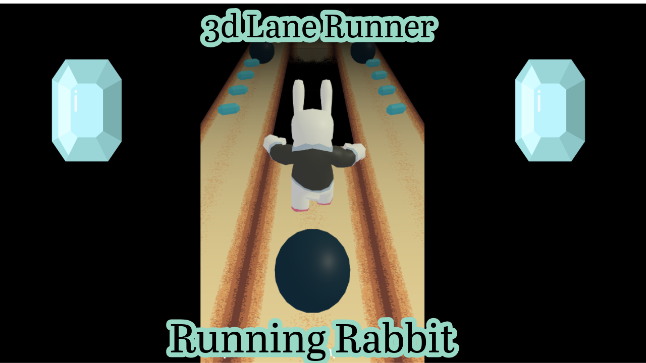 Running Rabbit -3d Lane Runner