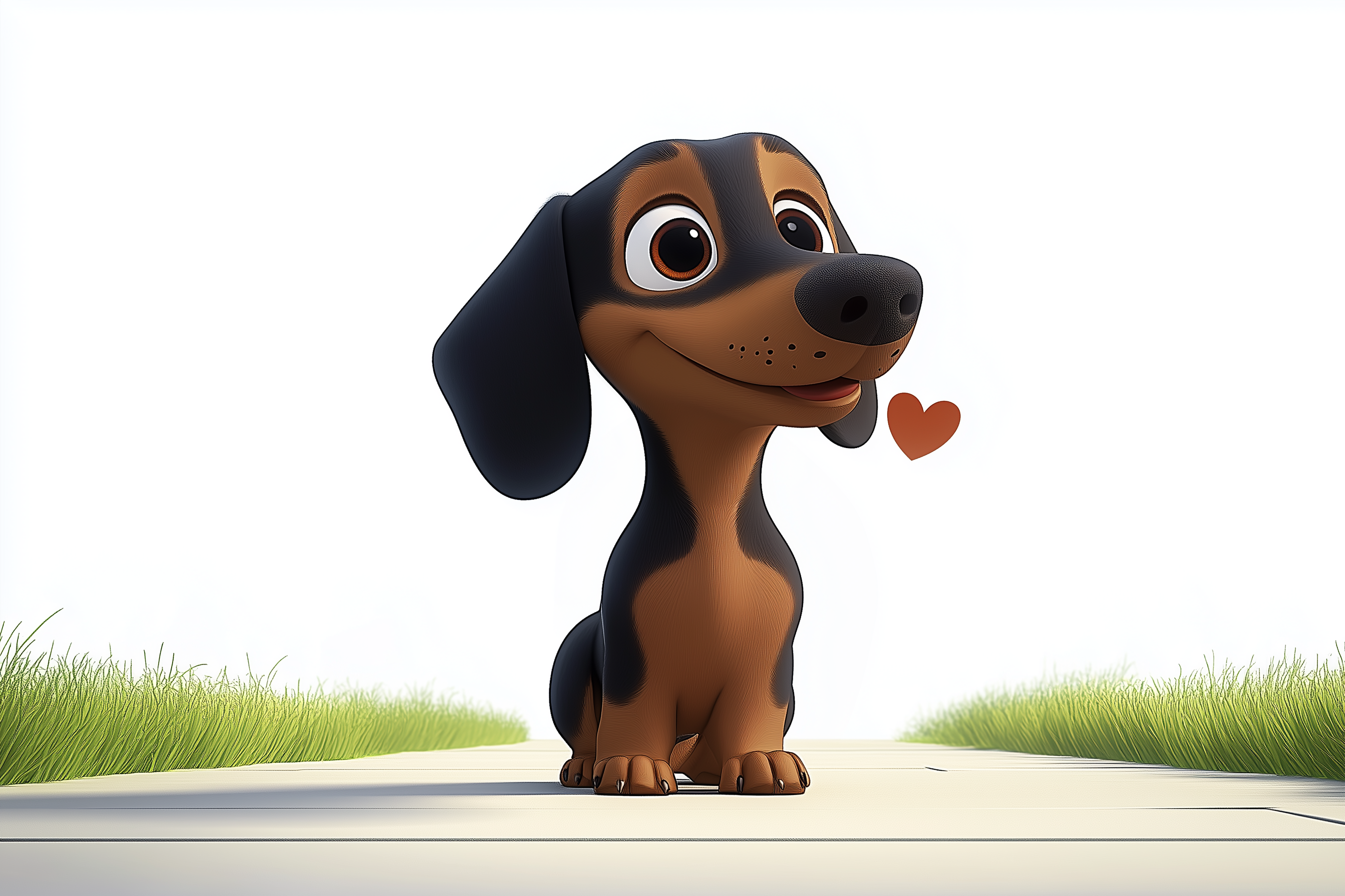 Tob the Dog blows kisses