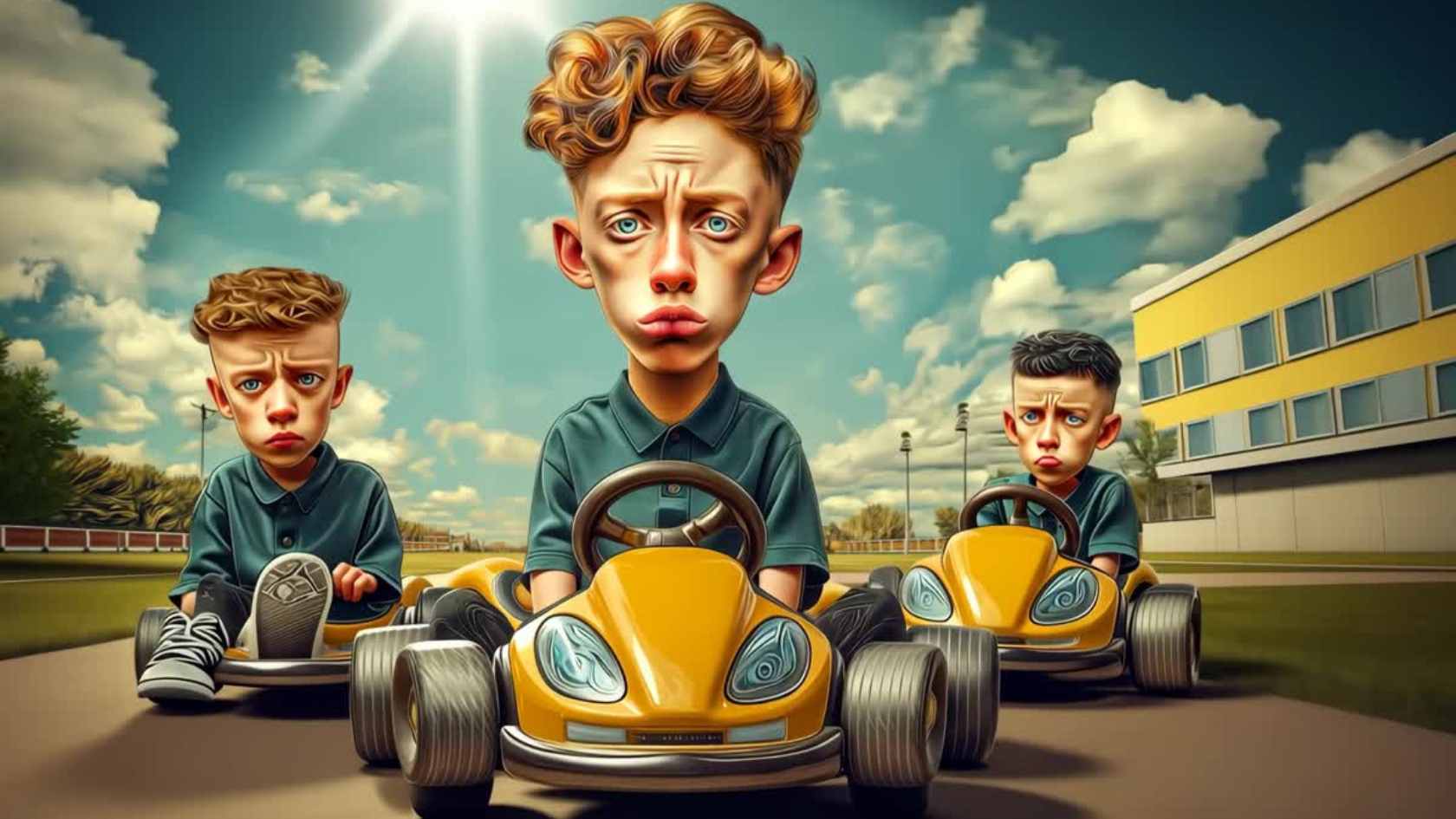 Three boys race (main)