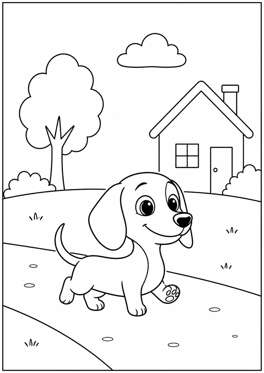 Mal med Hunden Tob. Børn og læring