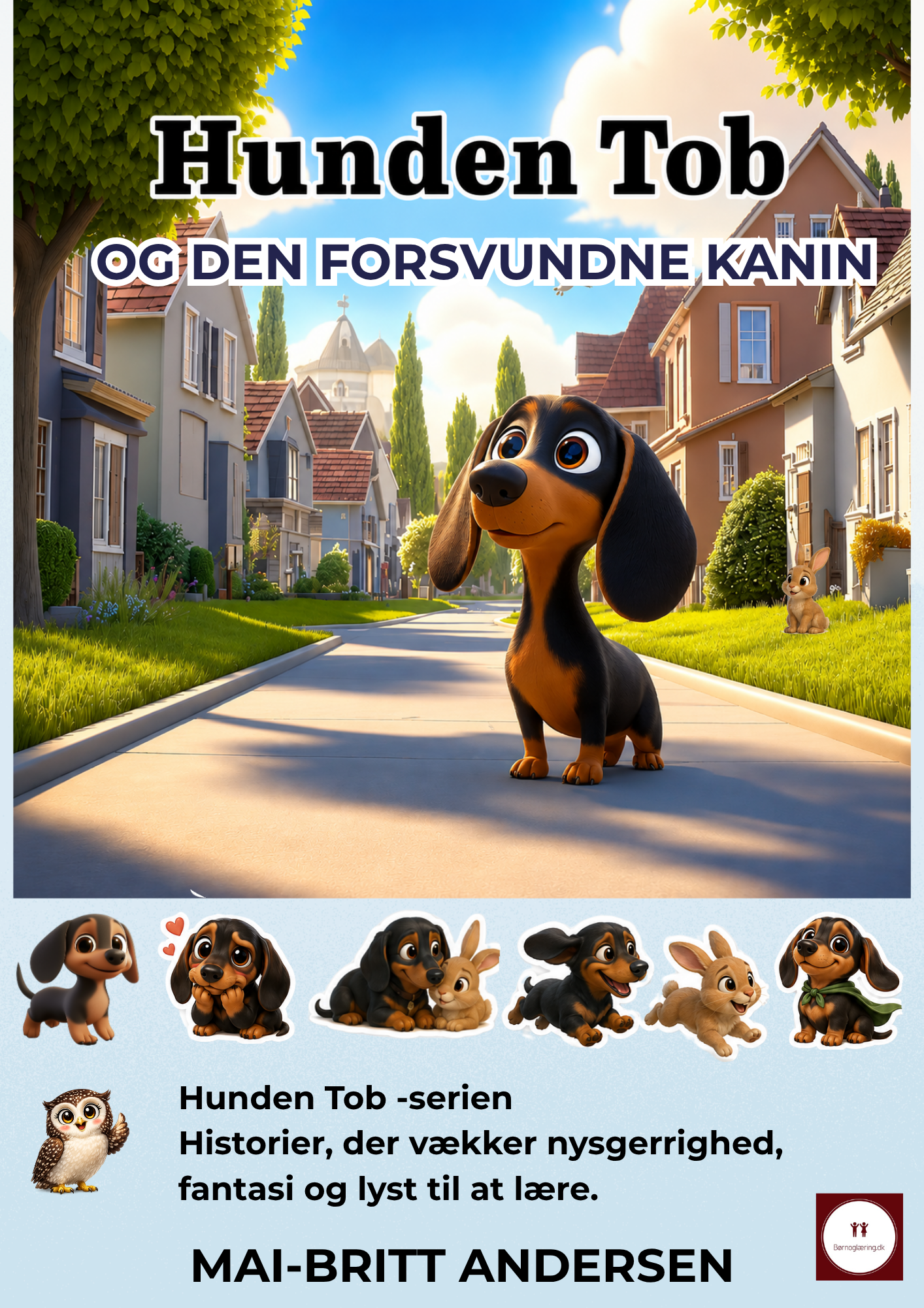 Hunden Tob og den forsvundne kanin, forside