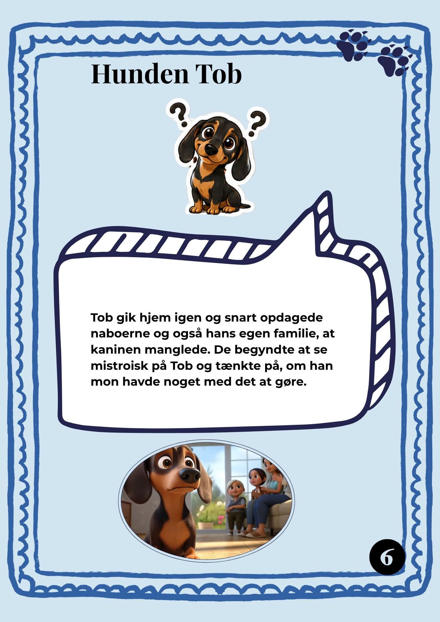 Hunden Tob og den forsvundne kanin, side 10