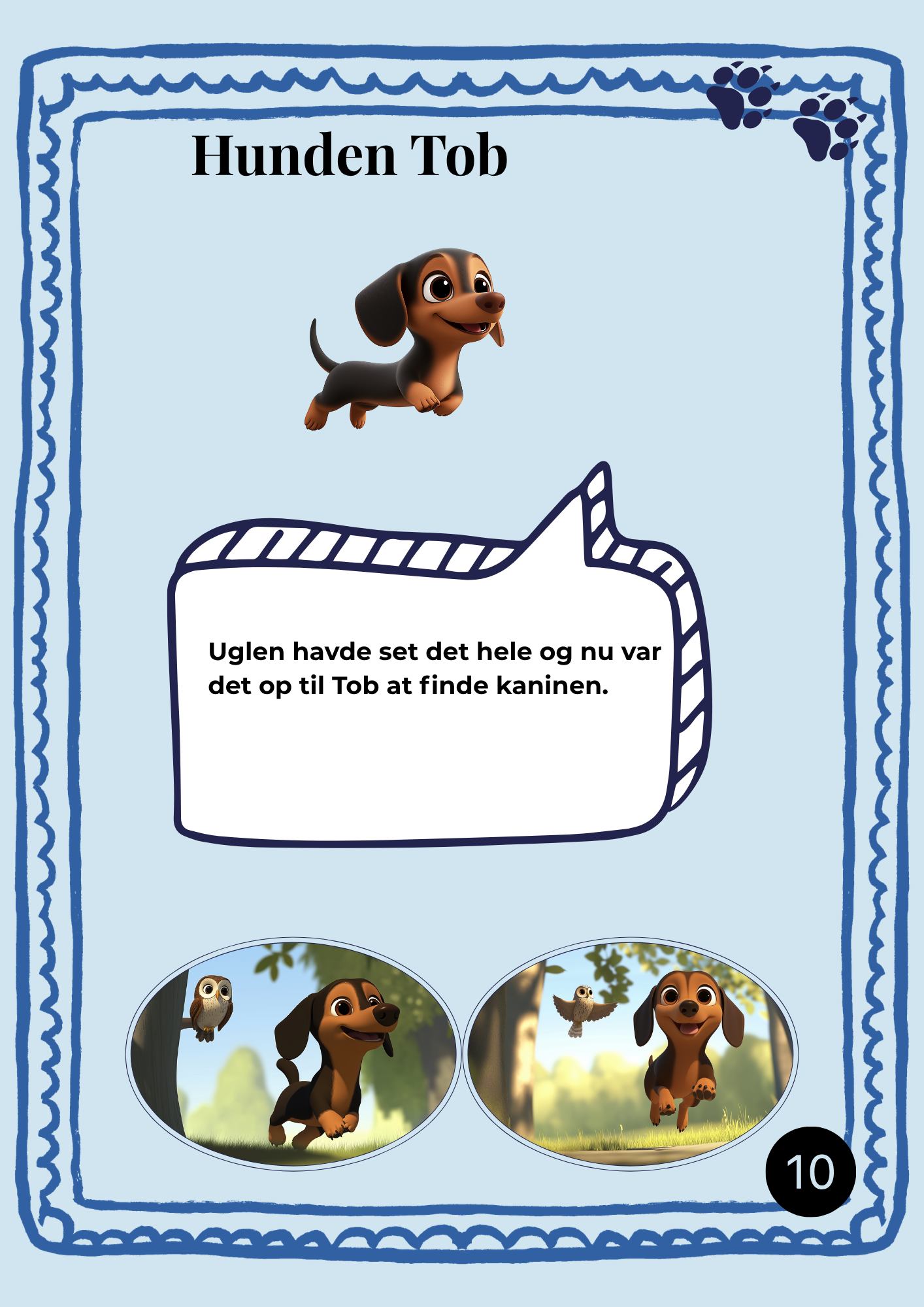Hunden Tob og den forsvundne kanin, side 14