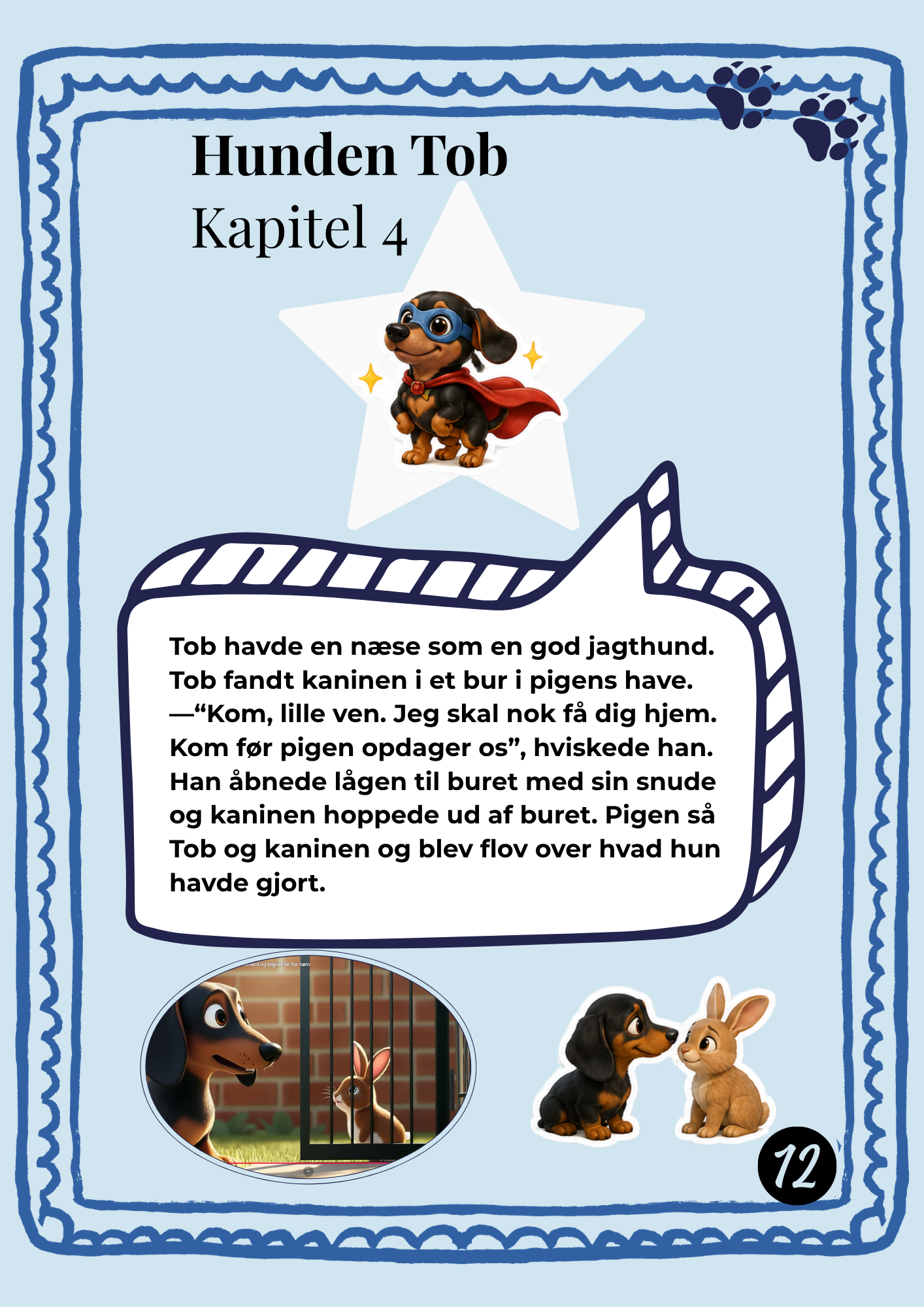 Hunden Tob og den forsvundne kanin, side 16