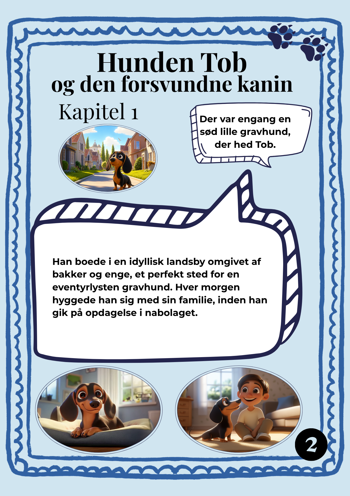Hunden Tob og den forsvundne kanin, side 6