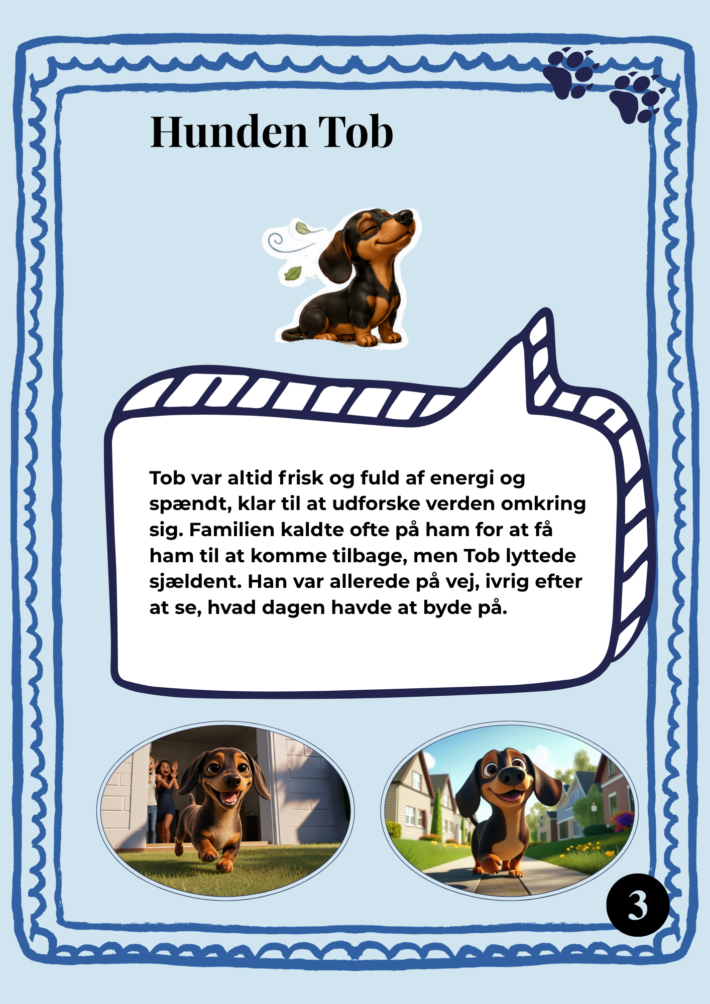 Hunden Tob og den forsvundne kanin, side 7
