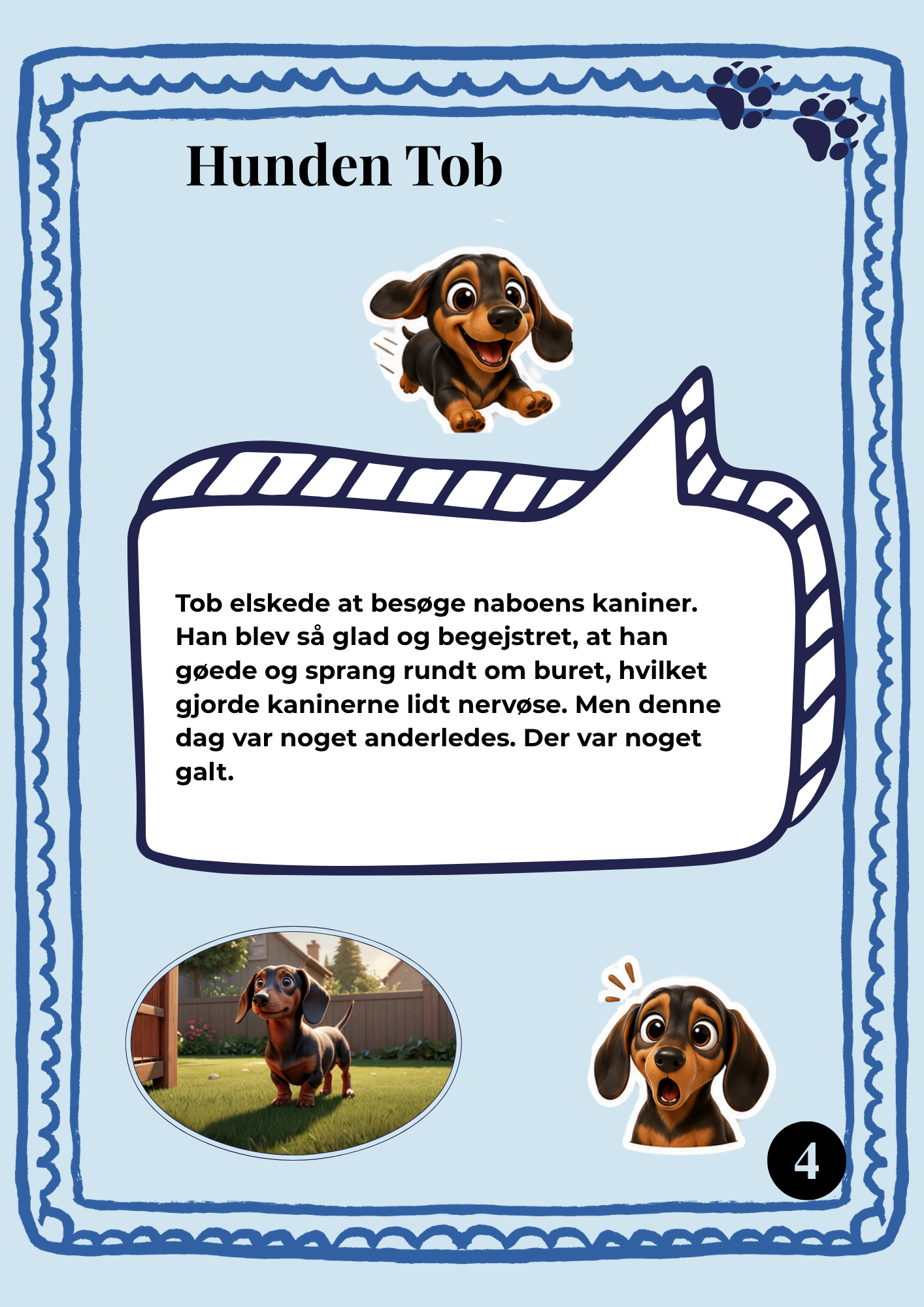Hunden Tob og den forsvundne kanin, side 8