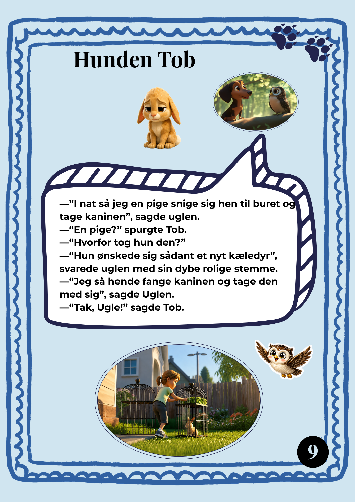 Hunden Tob og den forsvundne kanin, side 13